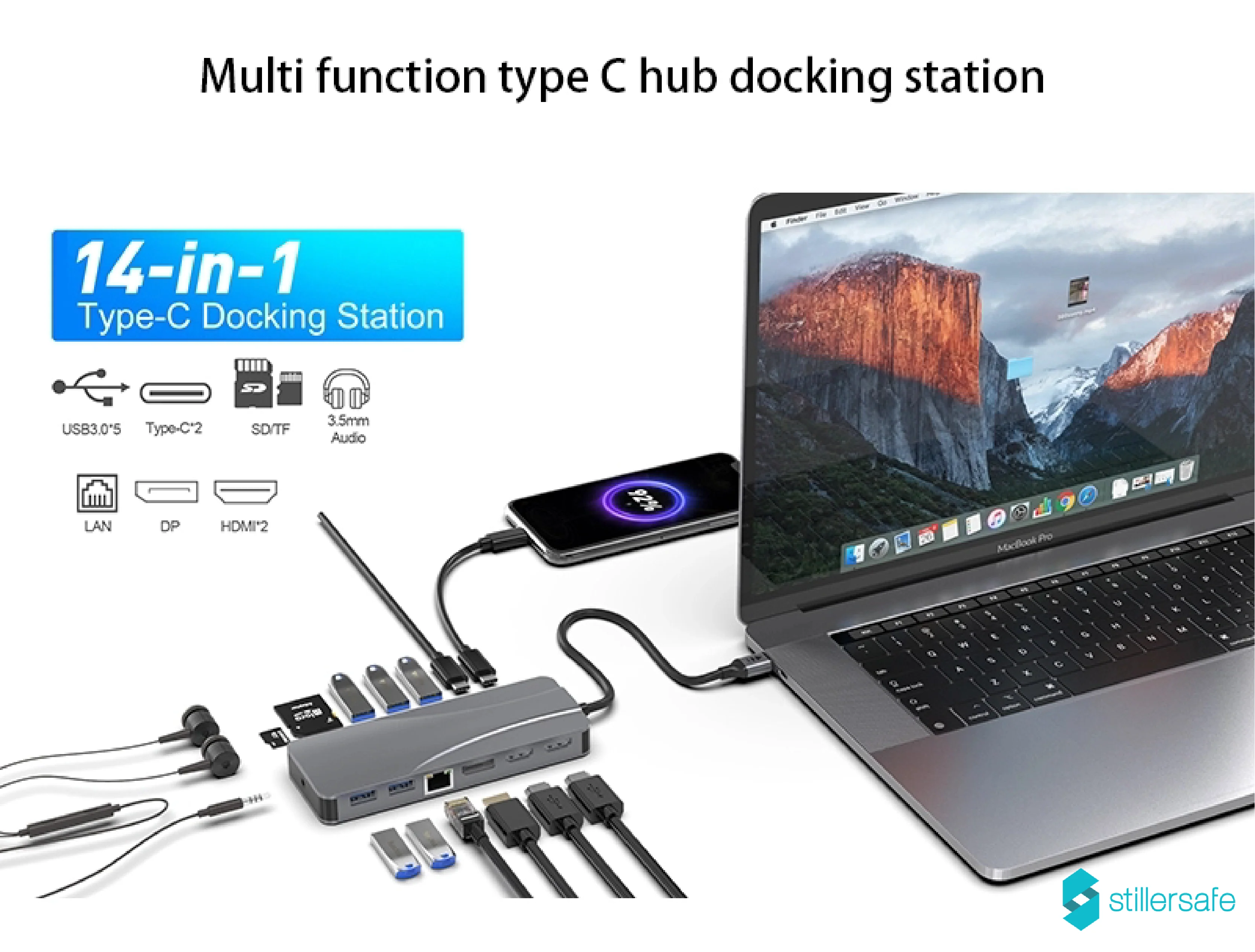 Docking Station for  12 in 1 for Macbook - Image 5