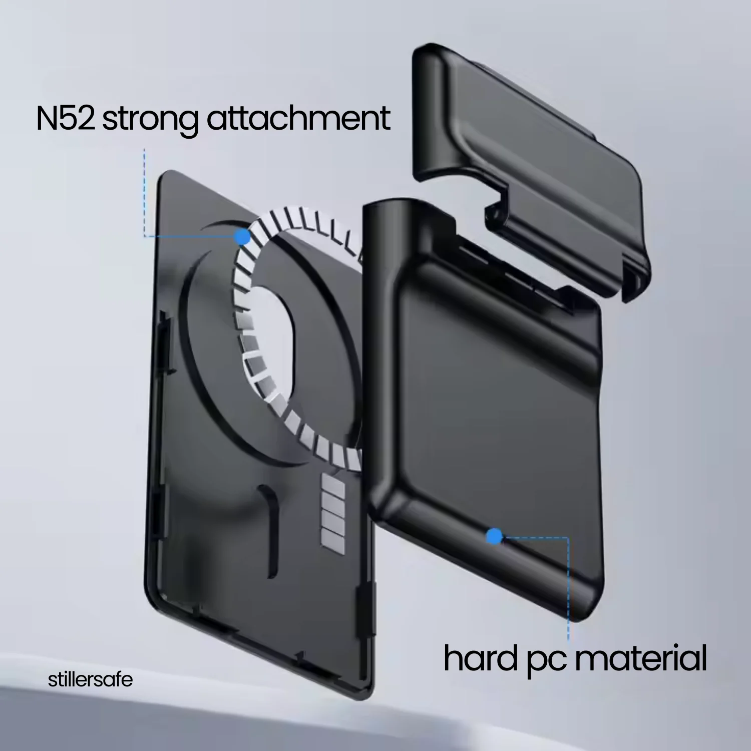 MagFlip Pro – Magnetic MagSafe Wallet for 3 Cards - Image 4