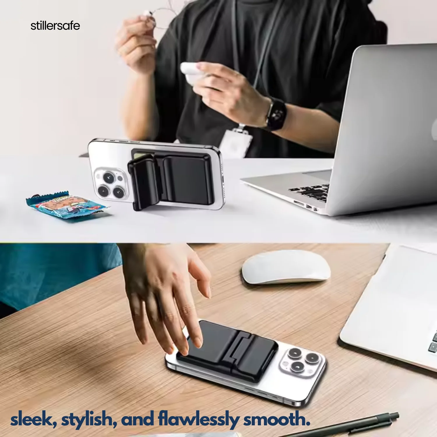 MagFlip Pro – Magnetic MagSafe Wallet for 3 Cards - Image 9