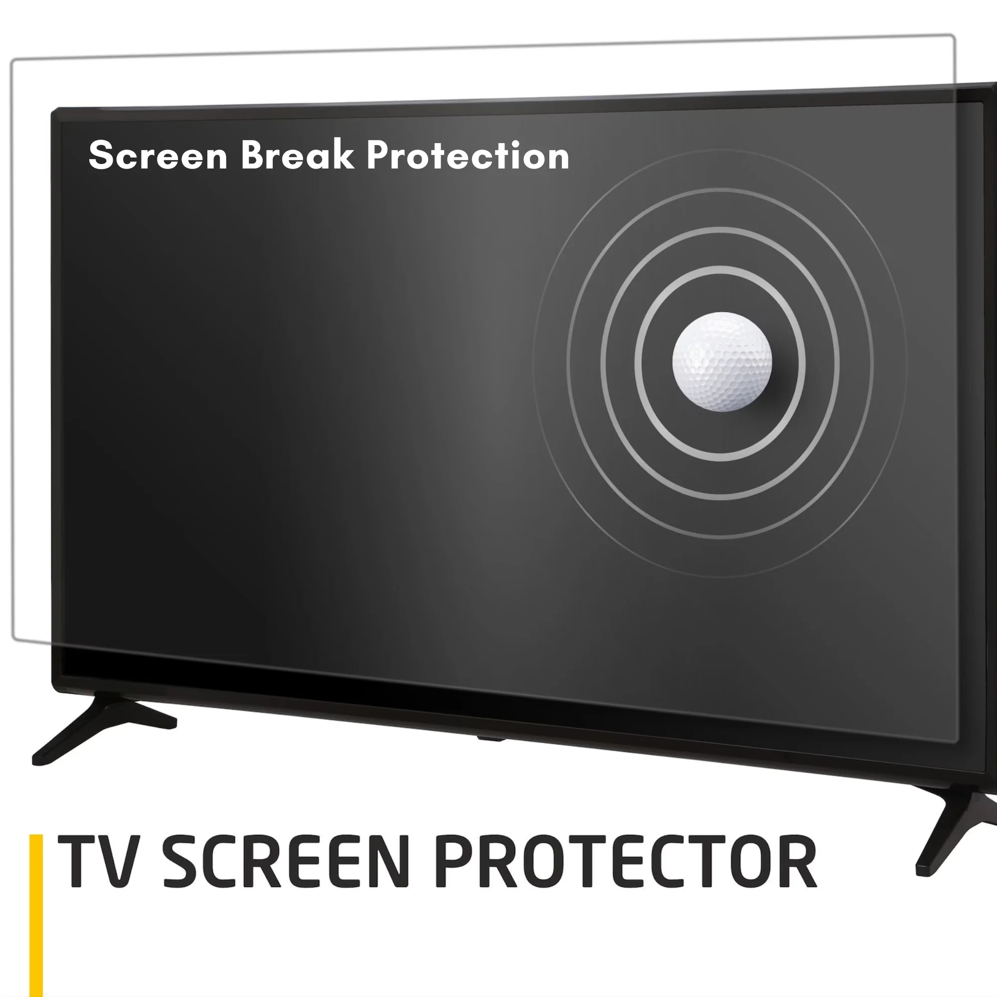 Anti Glare Eye Protection Screen for TV Blue Light Blocking Screen (Non Acrylic) - Screen Break Protection. - Image 6