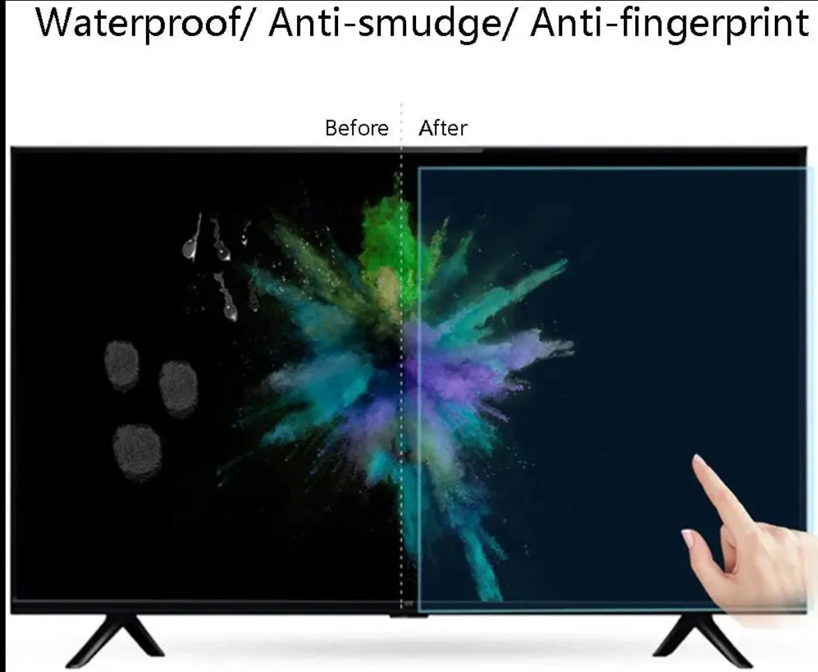 Anti Glare Eye Protection Screen for TV Blue Light Blocking Screen (Non Acrylic) - Screen Break Protection. - Image 9