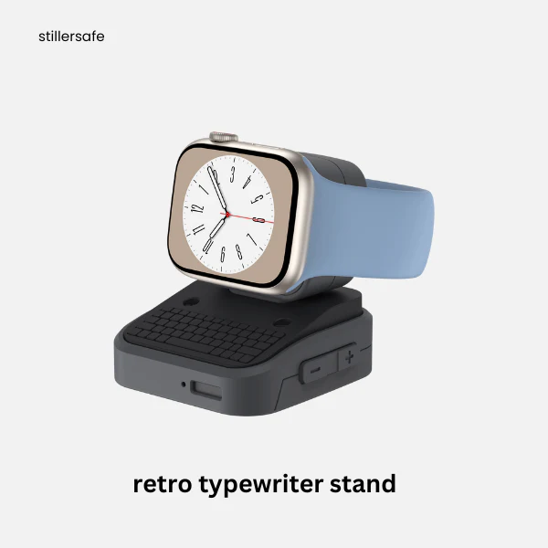 Apple Retro Watch Typewriter Stand + Cable Management - Image 7