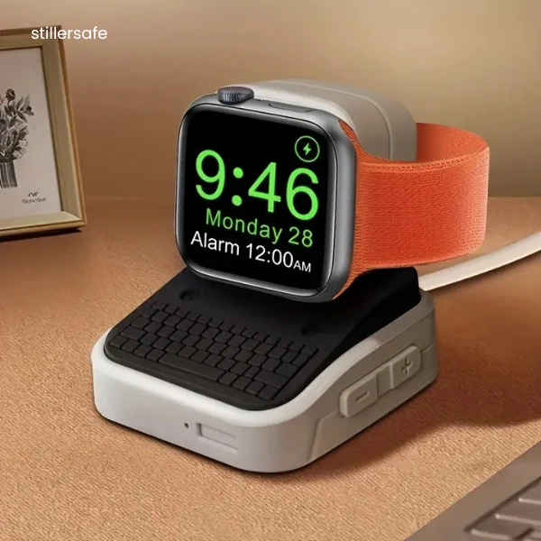 Apple Retro Watch Typewriter Stand + Cable Management - Image 8