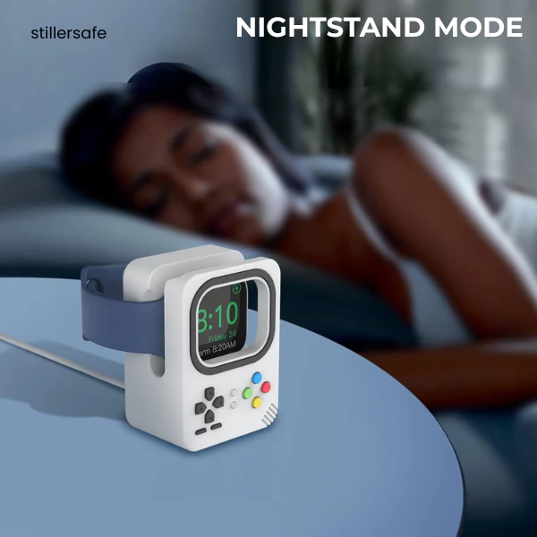 Apple RetroTime Base Watch Stand + Cable Management - Image 3