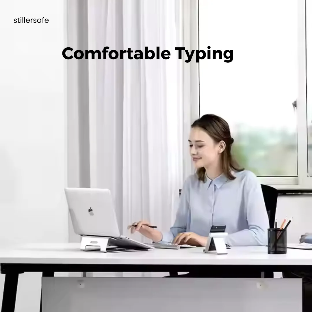 Ergonomic Aluminium Laptop Stand _ The Perfect Stand And Height - Image 10