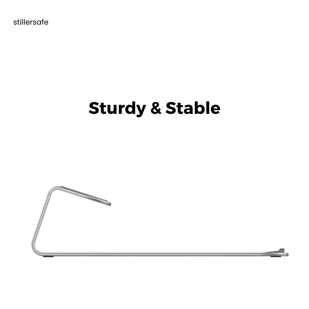 Ergonomic Aluminium Laptop Stand _ The Perfect Stand And Height - Image 2