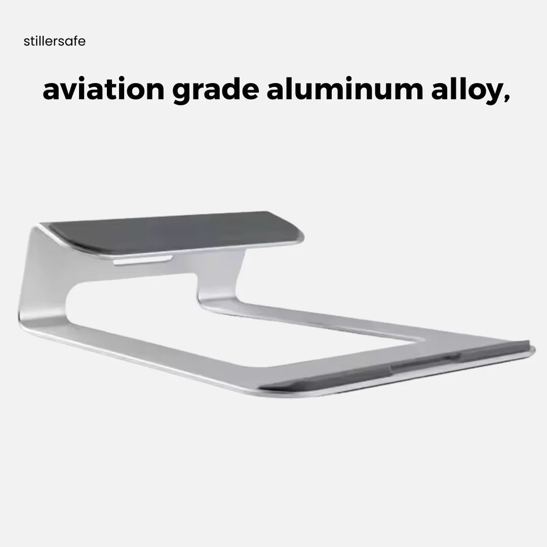 Ergonomic Aluminium Laptop Stand _ The Perfect Stand And Height - Image 3