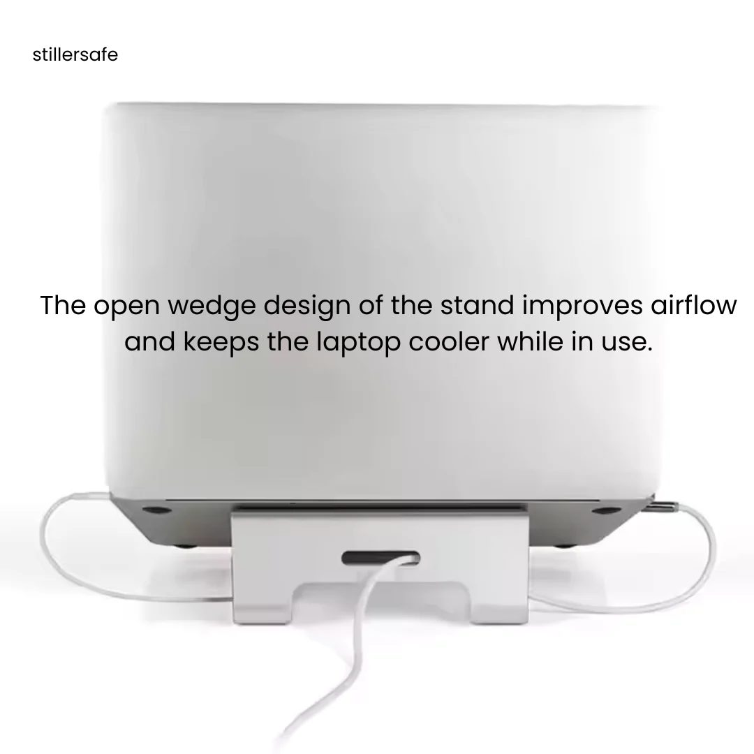 Ergonomic Aluminium Laptop Stand _ The Perfect Stand And Height - Image 7