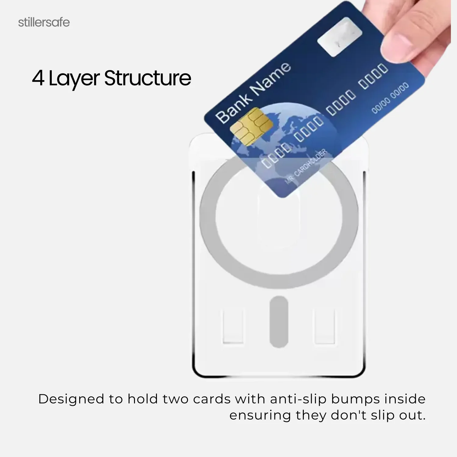 MagSafe Access Card Holder - Premium Magnetic Badge Holder for RFID & Security Doors - Image 4